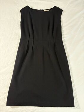 LOFT Black Midi Sheath Dress